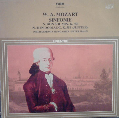 Wolfgang Amadeus Mozart / Philharmonia Hungarica / Peter Maag - Sinfonie N.40 In Sol Min. K. 550 - N. 41 In Do Magg. K. 551 "Jupiter" | RCA (GL 32611)