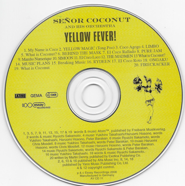 Señor Coconut And His Orchestra Featuring Argenis Brito - Yellow Fever! | Essay Recordings (AY CD 11) - 3