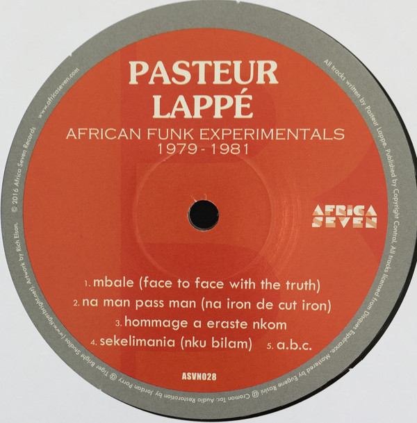 Pasteur Lappé - African Funk Experimentals 1979 - 1981 | Africa Seven (ASVN028) - 3