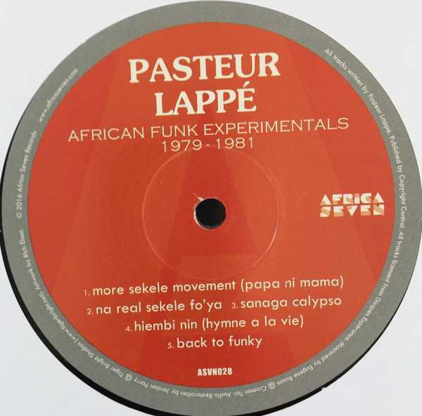 Pasteur Lappé - African Funk Experimentals 1979 - 1981 | Africa Seven (ASVN028) - 2
