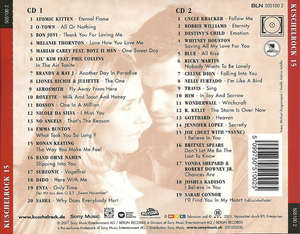 Various - Kuschelrock 15 | Berlin Records (BLN 505100 2) - 3 Various - Kuschelrock 15 | Berlin Records (BLN 505100 2) - 3