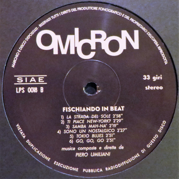 Piero Umiliani E La Sua Orchestra - Fischiando In Beat | Schema (SCEB932 LP) - 4 Piero Umiliani E La Sua Orchestra - Fischiando In Beat | Schema (SCEB932 LP) - 4