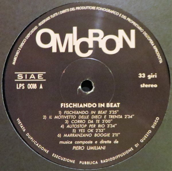 Piero Umiliani E La Sua Orchestra - Fischiando In Beat | Schema (SCEB932 LP) - 3 Piero Umiliani E La Sua Orchestra - Fischiando In Beat | Schema (SCEB932 LP) - 3
