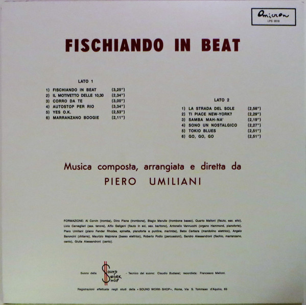 Piero Umiliani E La Sua Orchestra - Fischiando In Beat | Schema (SCEB932 LP) - 2 Piero Umiliani E La Sua Orchestra - Fischiando In Beat | Schema (SCEB932 LP) - 2