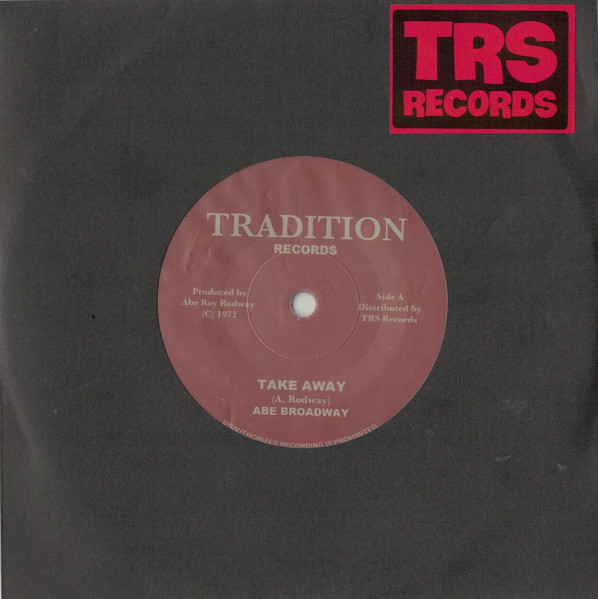 Abe Rodway - Take Away | Tradition Records (TRS-TRAD-1) - 3 Abe Rodway - Take Away | Tradition Records (TRS-TRAD-1) - 3