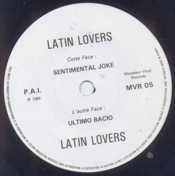 Latin Lovers - Ultimo Bacio | Monsieur Vinyl Records (MVR 05) - 3 Latin Lovers - Ultimo Bacio | Monsieur Vinyl Records (MVR 05) - 3