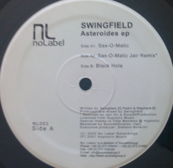 Swingfield - Asteroides EP | No Label (NL 053) - main