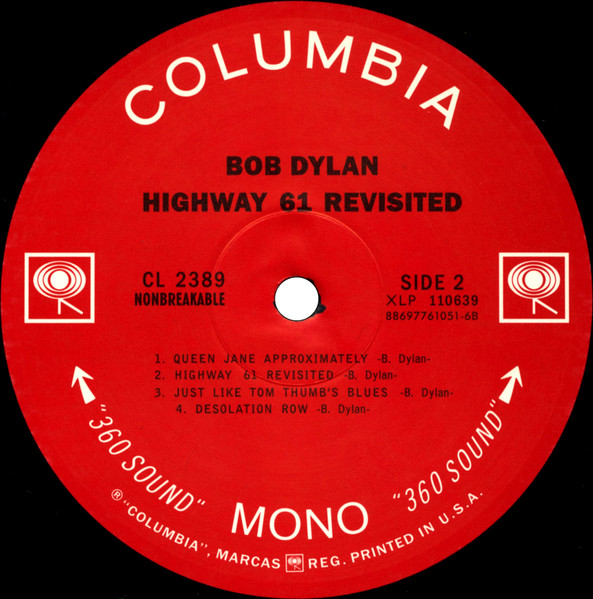 Bob Dylan - Highway 61 Revisited | Columbia (CL 2389) - 4