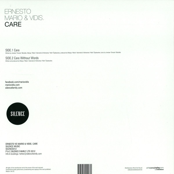 Ernesto vs Mario Basanov & Vidis - Care | Silence Music (SILENCE012) - 2