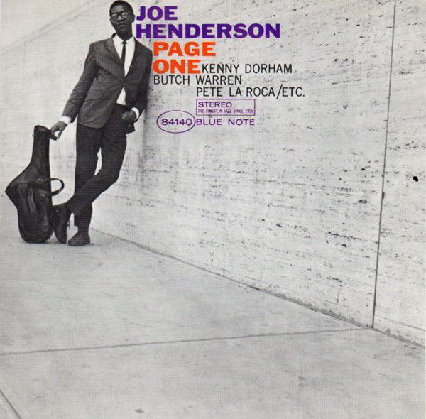 Joe Henderson - Page One | Blue Note (CDP 7 84140 2) - main