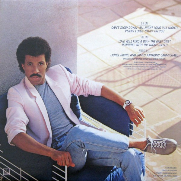 Lionel Richie - Can't Slow Down | Motown (M-6059) - main Lionel Richie - Can't Slow Down | Motown (M-6059) - main