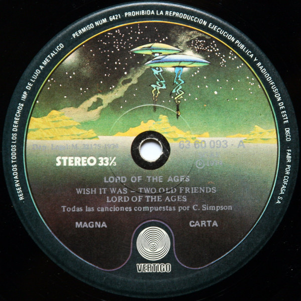 Magna Carta - Lord Of The Ages - Vinilo | Vertigo (63 60 093) - 3