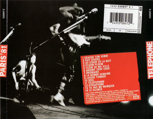 Téléphone - Paris'81 | EMI (530847 2) - 2