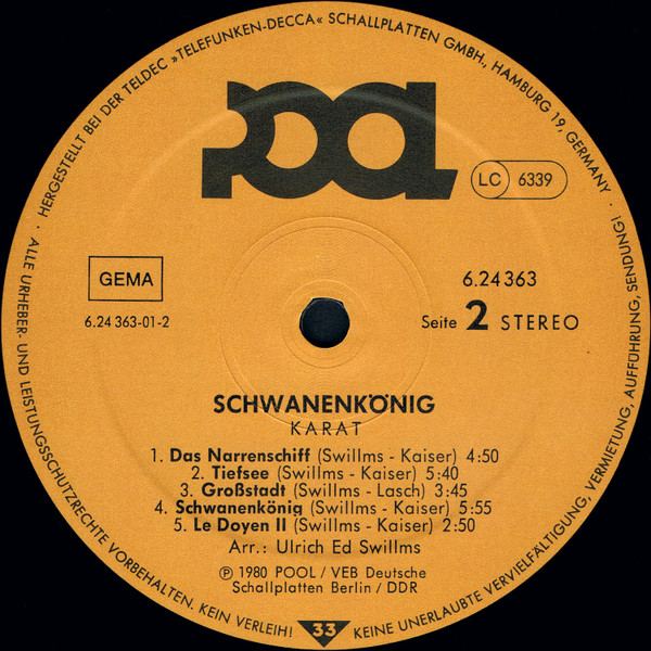 Karat - Schwanenkönig | Pool (6.24 363) - 4 Karat - Schwanenkönig | Pool (6.24 363) - 4