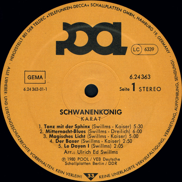 Karat - Schwanenkönig | Pool (6.24 363) - 3 Karat - Schwanenkönig | Pool (6.24 363) - 3