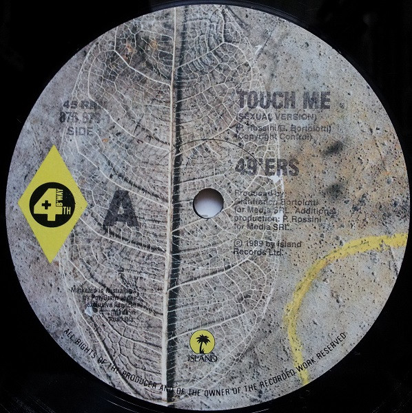 49ers - Touch Me (Sexual Version) | Island Records (876 879-1) - 3