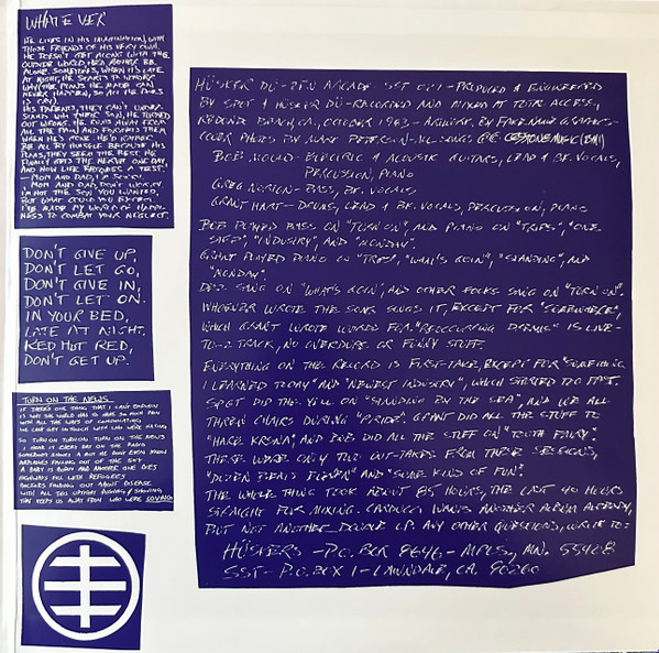 Hüsker Dü - Zen Arcade | SST Records (SST 027) - 3