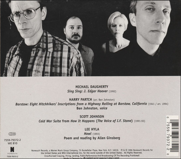 Kronos Quartet - Howl, U.S.A. | Nonesuch (7559-79372-2) - 3