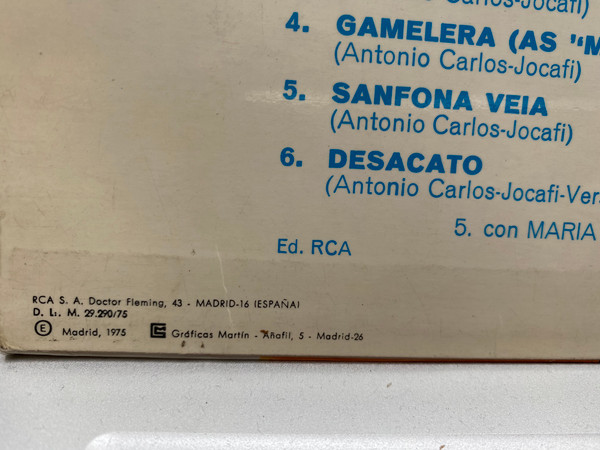 Antonio Carlos E Jocafi - Antonio Carlos E Jocafi | RCA Victor (SPL1-9213) - 3