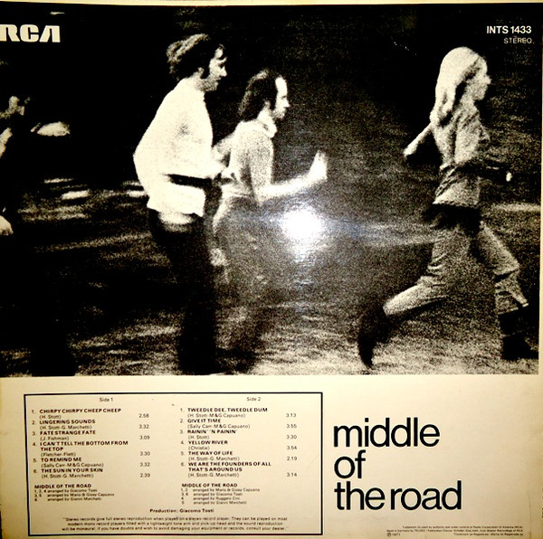 Middle Of The Road - Chirpy Chirpy Cheep Cheep | RCA International (Camden) (INTS 1433) - 2 Middle Of The Road - Chirpy Chirpy Cheep Cheep | RCA International (Camden) (INTS 1433) - 2