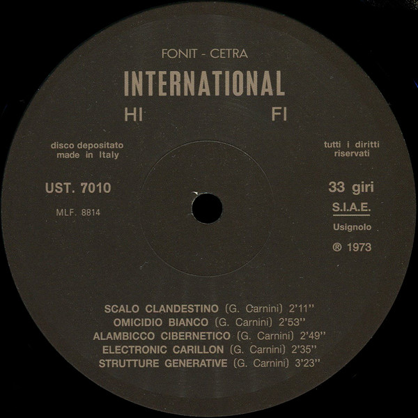 Sandro Brugnolini , Giorgio Carnini - UST 7010 - Beat Drammatico Underground Pop Elettronico | Schema (SCEB954LP) - 4 Sandro Brugnolini , Giorgio Carnini - UST 7010 - Beat Drammatico Underground Pop Elettronico | Schema (SCEB954LP) - 4