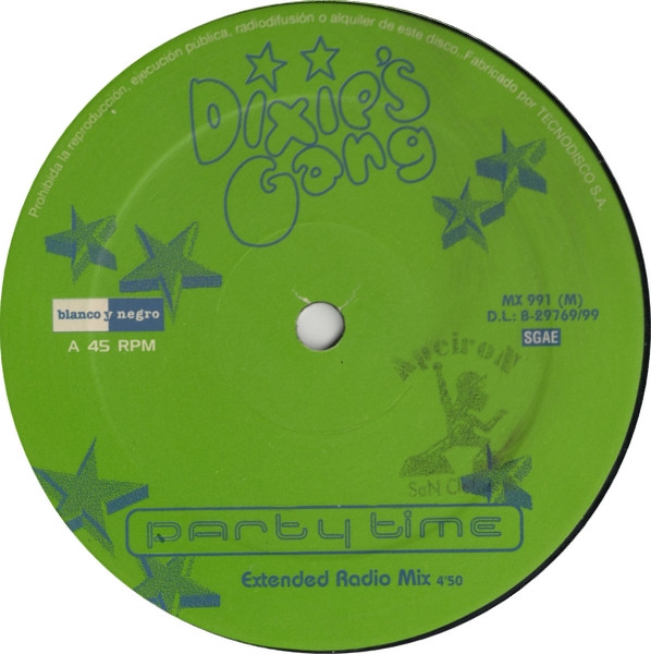Dixie's Gang - Party Time | Blanco Y Negro (MX 991 (M)) - 2