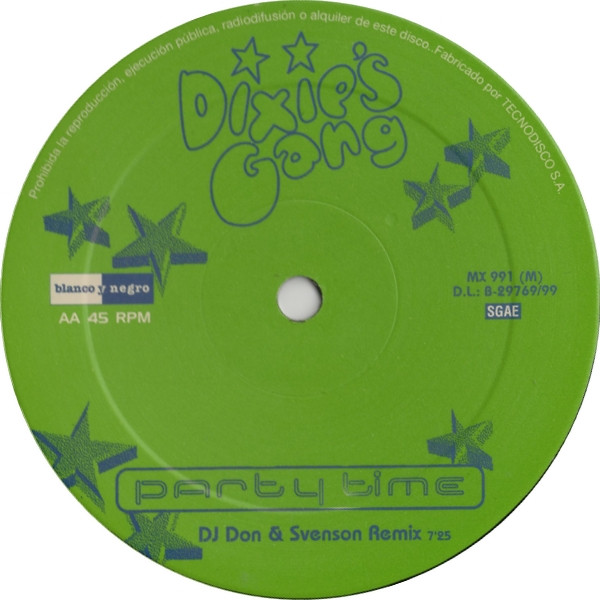 Dixie's Gang - Party Time | Blanco Y Negro (MX 991 (M)) - 3