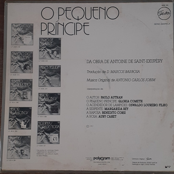 Antonio Carlos Jobim - O Pequeno Principe | Polygram (6328 318) - main