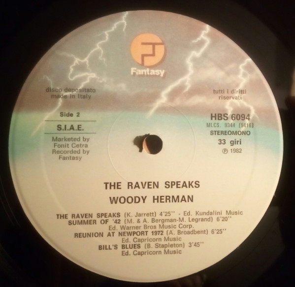 Woody Herman - The Raven Speaks | Fantasy (HBS 6094) - 4 Woody Herman - The Raven Speaks | Fantasy (HBS 6094) - 4