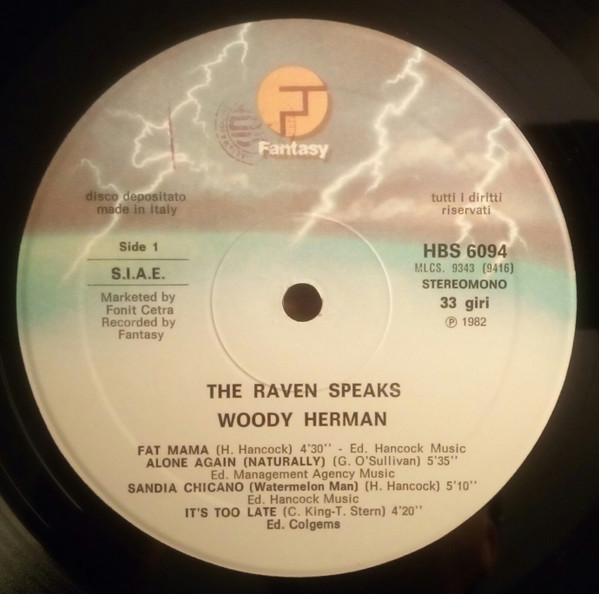 Woody Herman - The Raven Speaks | Fantasy (HBS 6094) - 3 Woody Herman - The Raven Speaks | Fantasy (HBS 6094) - 3