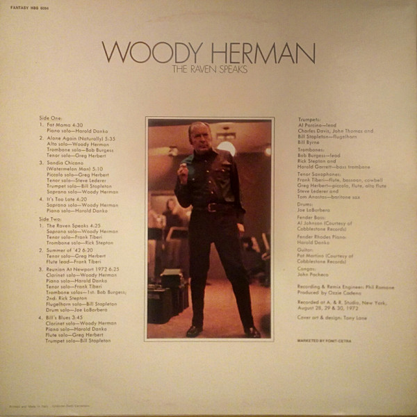 Woody Herman - The Raven Speaks | Fantasy (HBS 6094) - 2 Woody Herman - The Raven Speaks | Fantasy (HBS 6094) - 2