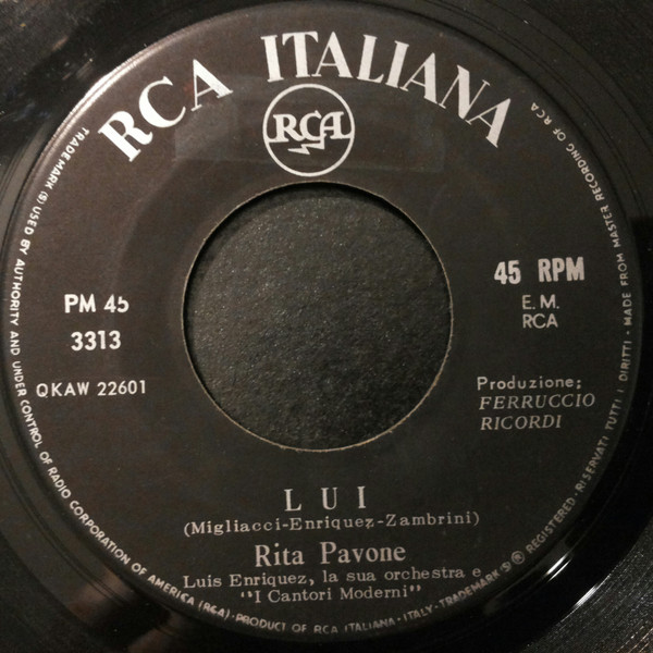 Rita Pavone - La Forza Di Lasciarti / Lui | RCA Italiana (PM 45 3313) - 4 Rita Pavone - La Forza Di Lasciarti / Lui | RCA Italiana (PM 45 3313) - 4