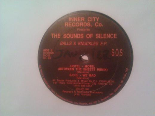 The Sounds Of Silence - Balls And Knuckles E.P. | Inner City Records Co. (ICR 005) - 2