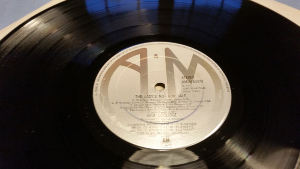 Rita Coolidge - The Lady's Not For Sale | A&M Records (AMLH 64370) - 3