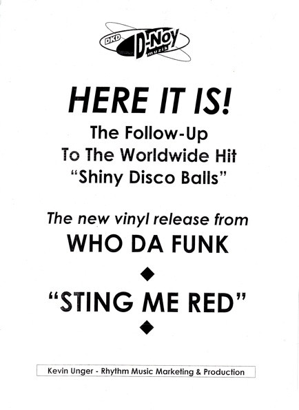 Who Da Funk Feat. Terra Deva - Sting Me Red (Clever) | Subusa (SSA 01) - 3 Who Da Funk Feat. Terra Deva - Sting Me Red (Clever) | Subusa (SSA 01) - 3