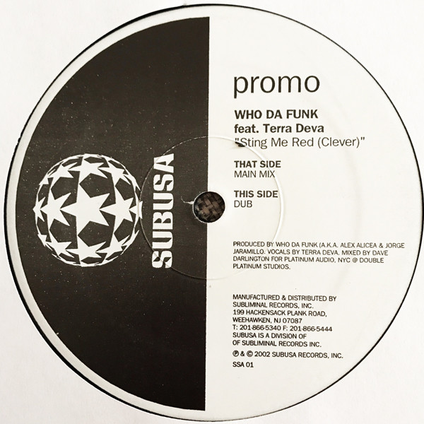 Who Da Funk Feat. Terra Deva - Sting Me Red (Clever) | Subusa (SSA 01) - main Who Da Funk Feat. Terra Deva - Sting Me Red (Clever) | Subusa (SSA 01) - main