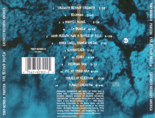 Pantera - Far Beyond Driven | EastWest Records America (7567-92302-2) - 2 Pantera - Far Beyond Driven | EastWest Records America (7567-92302-2) - 2