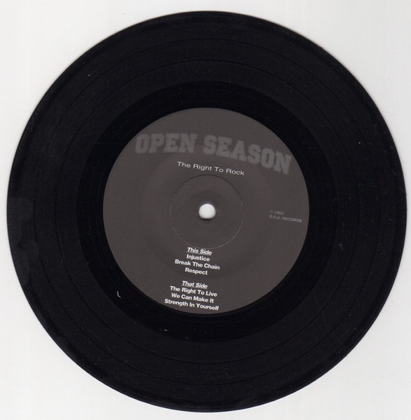 Open Season - 1989-1991 | SOA Records (S.O.A. 08) - 3