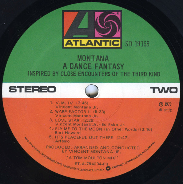 Montana - A Dance Fantasy Inspired By Close Encounters Of The Third Kind | Atlantic (SD 19168) - 4 Montana - A Dance Fantasy Inspired By Close Encounters Of The Third Kind | Atlantic (SD 19168) - 4