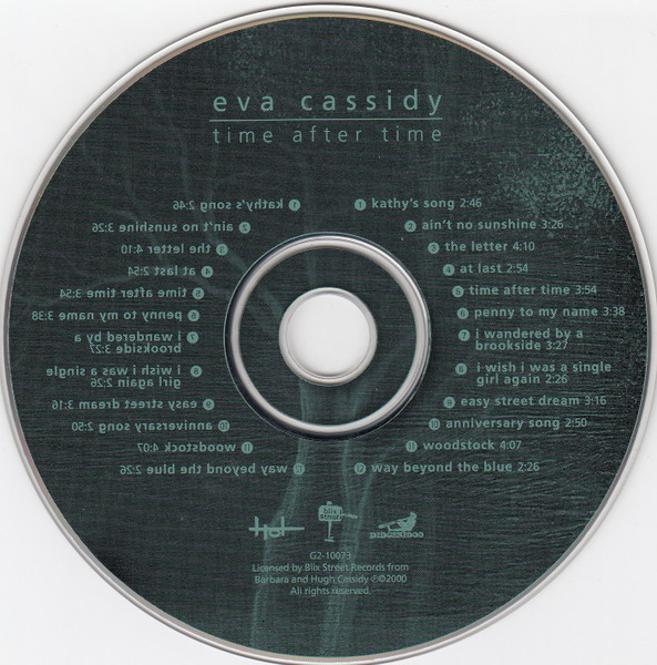 Eva Cassidy - Time After Time | Didgeridoo Records (G2-10073) - 3 Eva Cassidy - Time After Time | Didgeridoo Records (G2-10073) - 3