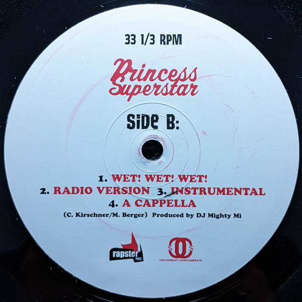 Princess Superstar - Keith 'N Me / Wet! Wet! Wet! | Rapster Records (RR004 EP) - 4