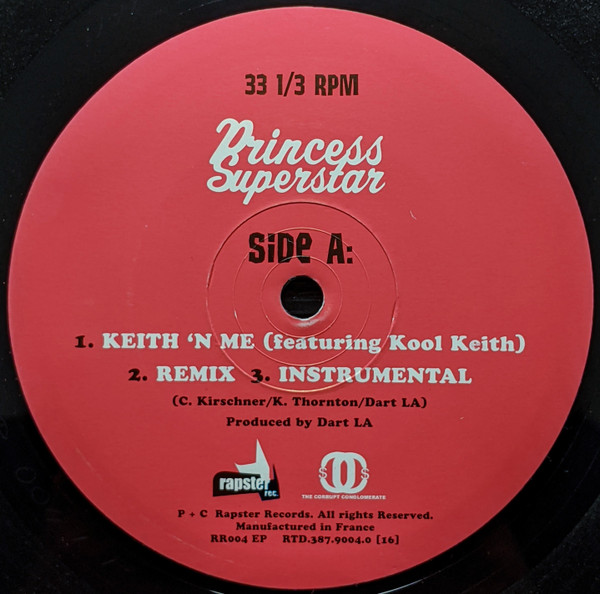 Princess Superstar - Keith 'N Me / Wet! Wet! Wet! | Rapster Records (RR004 EP) - 3