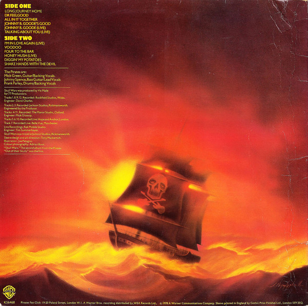 The Pirates - Skull Wars | Warner Bros. Records (K 56468) - 3 The Pirates - Skull Wars | Warner Bros. Records (K 56468) - 3