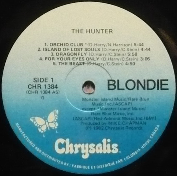 Blondie - The Hunter | Chrysalis (CHR 1384) - 2 Blondie - The Hunter | Chrysalis (CHR 1384) - 2