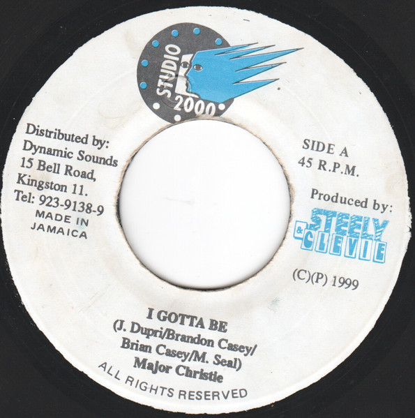 Major Christie - I Gotta Be | Studio 2000 (none) - main