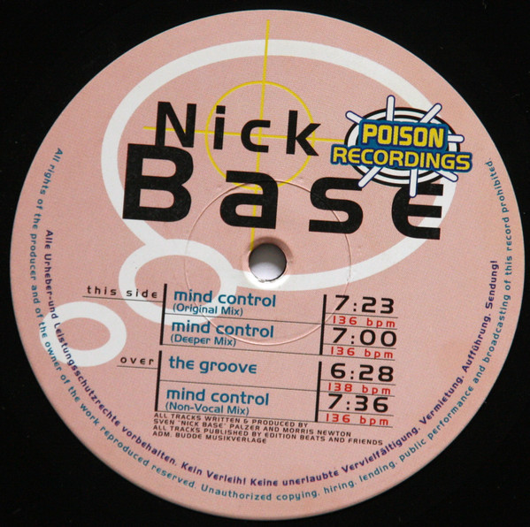 Nick Base - Mind Control | Poison Recordings (POI-0011) - 3