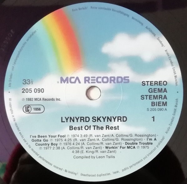 Lynyrd Skynyrd - Best Of The Rest | MCA Records (205 090) - 3 Lynyrd Skynyrd - Best Of The Rest | MCA Records (205 090) - 3