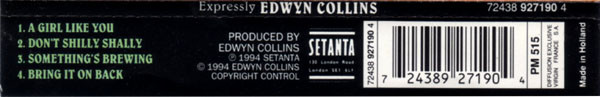 Edwyn Collins - A Girl Like You | Setanta (72438 927190 4) - 4