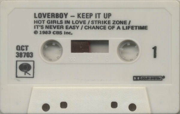 Loverboy - Keep It Up | Columbia (QCT 38703) - 3