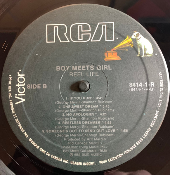 Boy Meets Girl - Reel Life | RCA Victor (8414-1-R) - 4